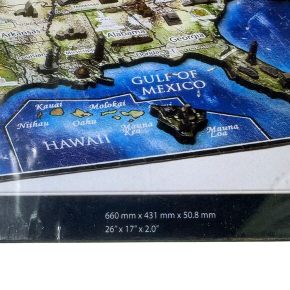 New USA History Over Time Puzzle 4D Cityscape Jigsaw Map Skyscraper SEALED BOX - Picture 7 of 12